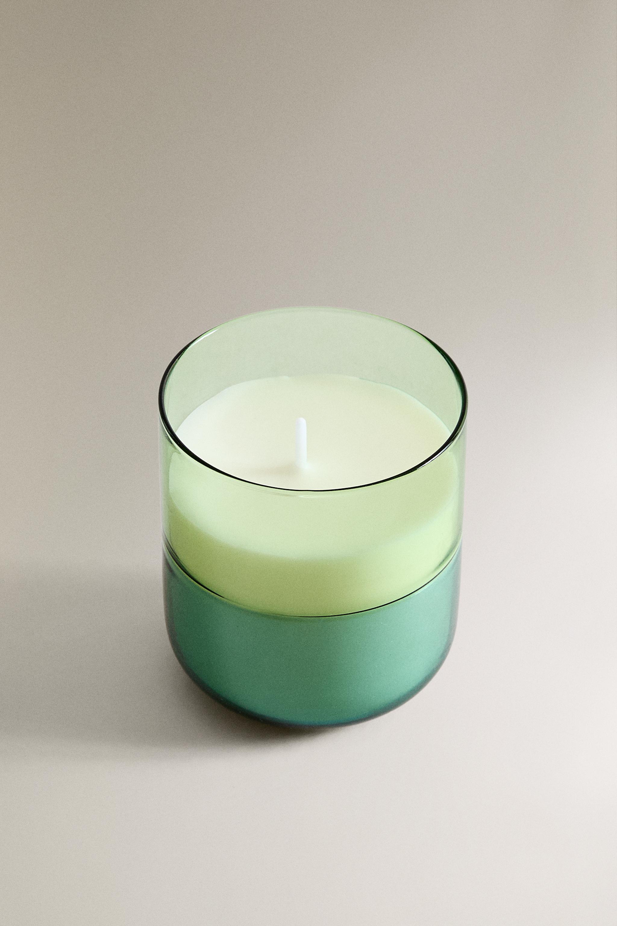 (220 G) LIME & PEPPERMINT SCENTED CANDLE